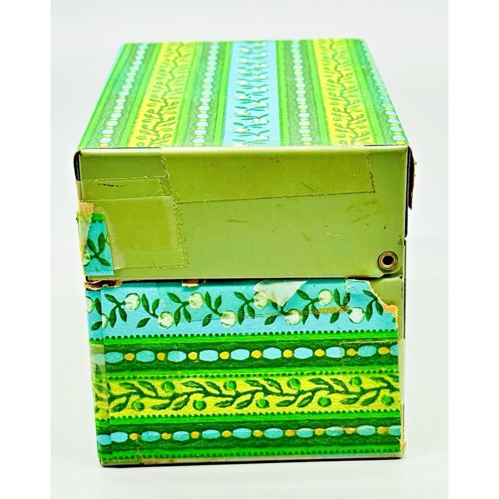 Vintage Metal Recipe Box Including Handwritten Clipped Recipes Index Cards - Picture 5 of 10